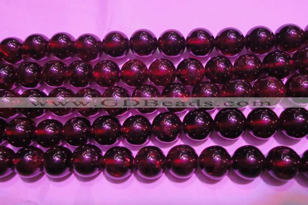 CGA421 15.5 inches 10mm round natural red garnet gemstone beads