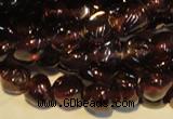 CGA488 15.5 inches 4mm - 5mm nuggets natural red garnet beads