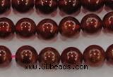 CGA602 15.5 inches 8mm A grade round natural orange garnet beads