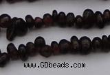 CGA652 15.5 inches 4*6mm nuggets red garnet gemstone beads