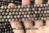 CGA683 15.5 inches 4mm round kashgar garnet beads wholesale