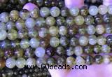 CGA701 15.5 inches 8mm round green garnet beads wholesale