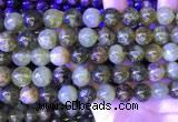 CGA703 15.5 inches 12mm round green garnet beads wholesale