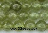 CGA850 15 inches 6mm round green garnet beads