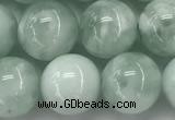 CGA903 15.5 inches 10mm round green angel skin gemstone beads