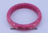 CGB201 Inner diameter 60mm fashion dyed rhodochrosite gemstone bangle