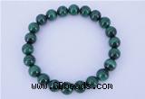 CGB220 2pcs 7.5 inches 14mm natural malachite gemstone bracelets