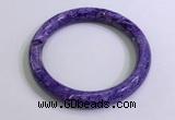 CGB2584 Inner diameter 60mm fashion charoite gemstone bracelet