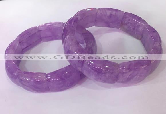 CGB2638 7.5 inches 18*25mm lavender amethyst bracelets wholesale