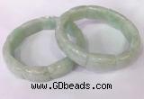 CGB2641 14*20mm faceted rectangle jade bracelets wholesale