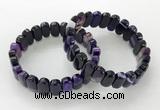 CGB3102 7.5 inches 8*15mm oval agate gemstone bracelets