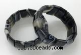 CGB3192 7.5 inches 15*25mm rectangle agate bracelets wholesale