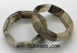 CGB3200 7.5 inches 18*29mm agate gemstone bracelets wholesale