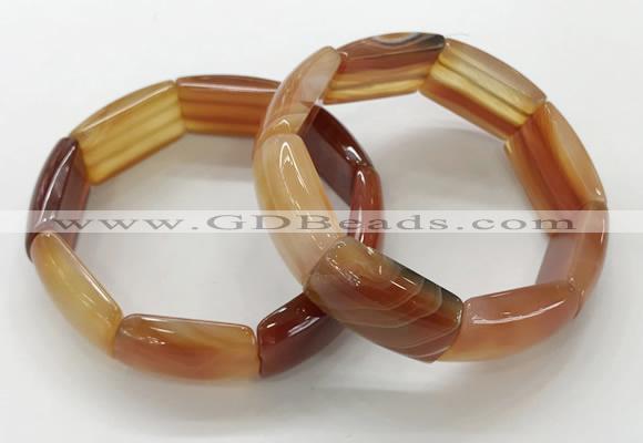 CGB3202 7.5 inches 18*29mm agate gemstone bracelets wholesale