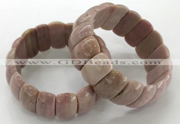 CGB3253 7.5 inches 12*25mm oval rhodochrosite bracelets