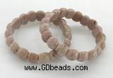 CGB3379 7.5 inches 10*15mm oval rhodochrosite bracelets wholesale