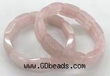 CGB3401 7.5 inches 15*21mm rose quartz bracelets wholesale