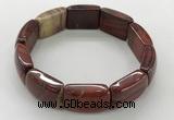 CGB3413 7.5 inches 15*21mm red jasper gemstone bracelets