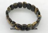 CGB3449 7.5 inches 10*15mm faceted marquise yellow tiger eye bracelets