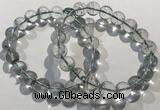 CGB4043 7.5 inches 10mm round green phantom quartz beaded bracelets