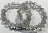 CGB4044 7.5 inches 11mm round green phantom quartz beaded bracelets