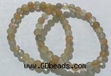 CGB4055 7.5 inches 6mm round moonstone beaded bracelets