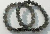 CGB4111 7.5 inches 8mm round labradorite beaded bracelets