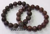 CGB4530 7.5 inches 12mm round moonstone beaded bracelets