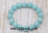 CGB5320 10mm, 12mm round amazonite beads stretchy bracelets