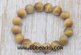 CGB5326 10mm, 12mm round golden tiger eye beads stretchy bracelets