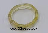 CGB670 7.5 inches 15*18mm lemon quartz bracelet wholesale