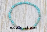 CGB7083 7 chakra 4mm sea sediment jasper beaded meditation yoga bracelets