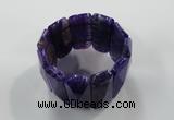 CGB710 8 inches 21*55mm agate gemstone bracelet wholesale