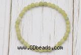 CGB7242 4mm tiny China jade beaded meditation yoga bracelets