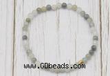 CGB7297 4mm tiny seaweed quartz beaded meditation yoga bracelets