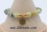 CGB7786 8mm Australia chrysoprase bead with luckly charm bracelets