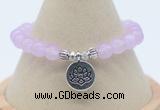 CGB7872 8mm candy jade bead with luckly charm bracelets wholesale