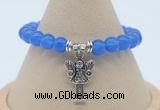 CGB7879 8mm candy jade bead with luckly charm bracelets whoesale