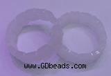 CGB800 8 inches 15*20mm rectangle white druzy agate bracelets