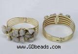 CGB821 30*68mm - 30*70mm druzy agate gemstone bangles wholeasale