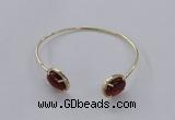 CGB860 10*14mm oval agate gemstone bangles wholesale