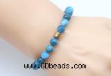 CGB9295 8mm, 10mm apatite & drum hematite power beads bracelets