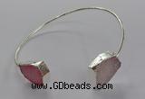 CGB950 13*18mm - 15*20mm freeform druzy agate bangles wholesale