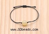 CGB9915 Fashion 12mm honey jade adjustable bracelet jewelry