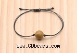 CGB9926 Fashion 12mm wooden jasper adjustable bracelet jewelry