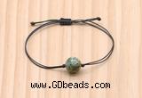 CGB9941 Fashion 12mm African turquoise adjustable bracelet jewelry