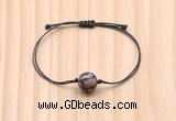 CGB9943 Fashion 12mm rhodonite gemstone adjustable bracelet jewelry