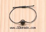 CGB9944 Fashion 12mm bronzite gemstone adjustable bracelet jewelry