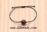 CGB9945 Fashion 12mm mahogany obsidian adjustable bracelet jewelry