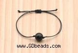 CGB9947 Fashion 12mm golden obsidian adjustable bracelet jewelry